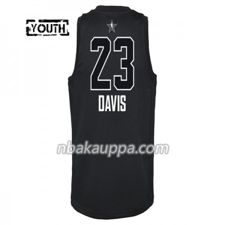 New Orleans Pelicans Anthony Davis  23 2018 Kaikki tähti Jordan Brand Musta Pelipaidat Swingman - Lasten